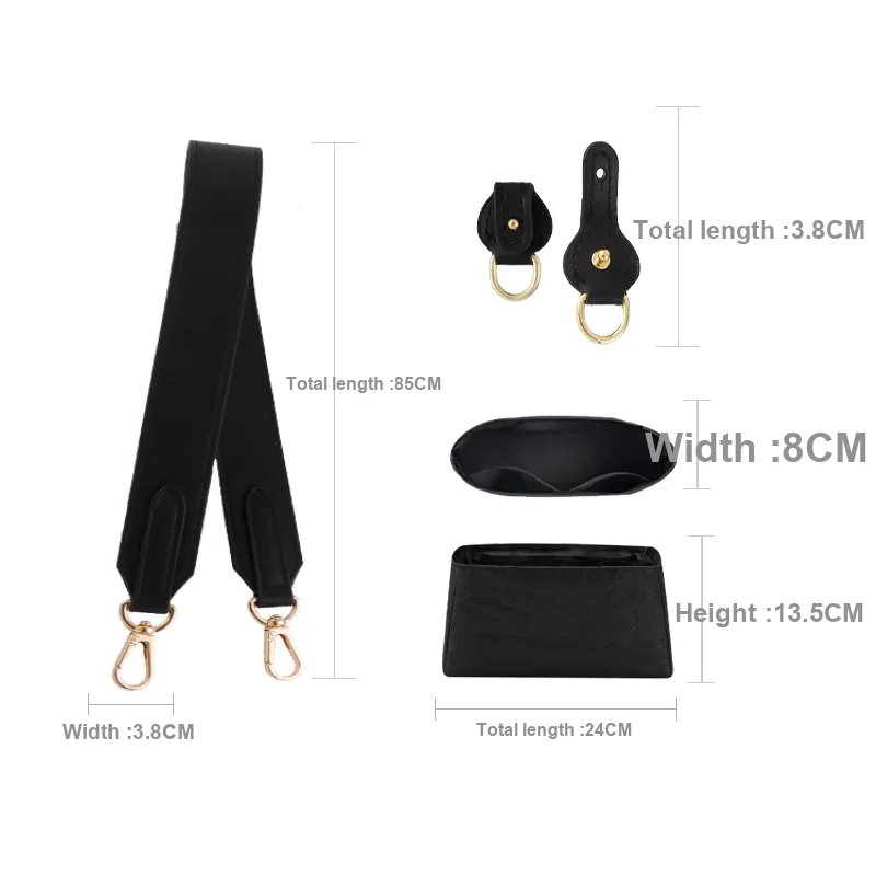 Cow Leather Bag Accessory Women's Beeswax/Black-18