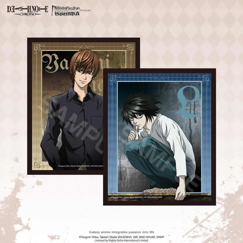 Xhdm Death Note L And Light Yagami Anime Artboard Prints-3