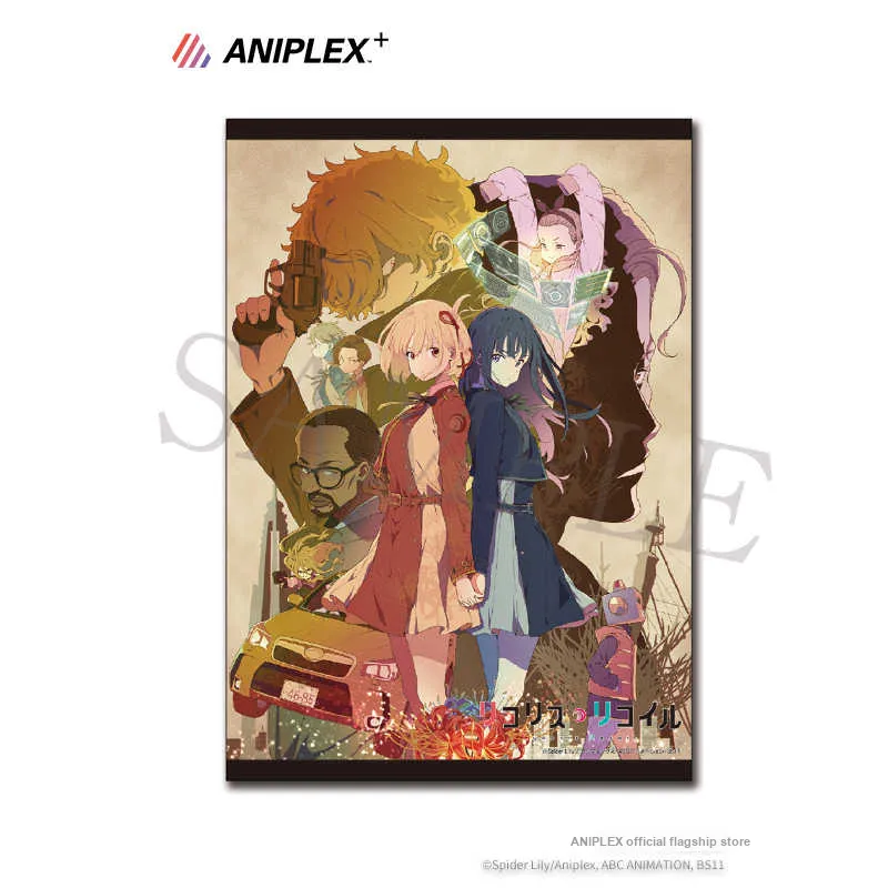Aniple Lycoris Recoil, Main Visual D Chisato Inoue Acrylic Stands-1