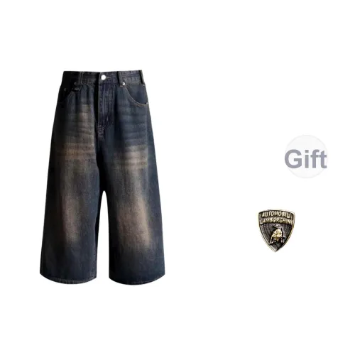 AUTOMOBILI LAMBORGHINI Джинсовые шорты Унисекс