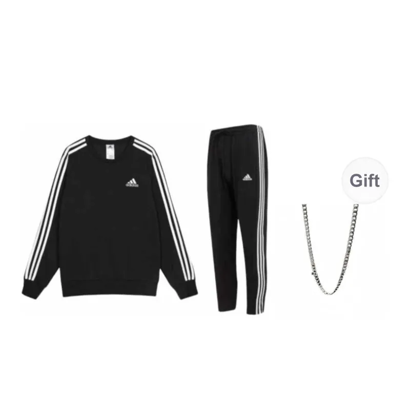 Adidas Sweatshirt Set Unisex Black-0