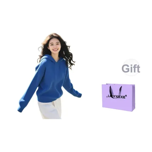 LADYXIEXIE Синий Женский Трикотаж