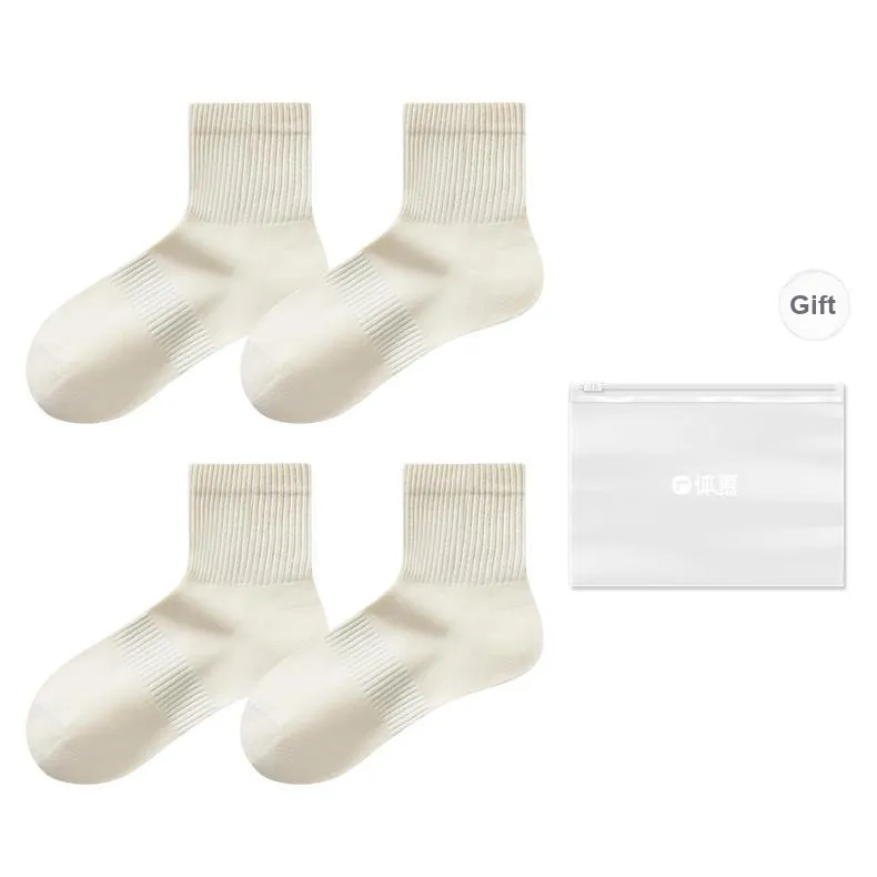 Temooues Ankle Socks Women's Shopping Bag Combo Set-11