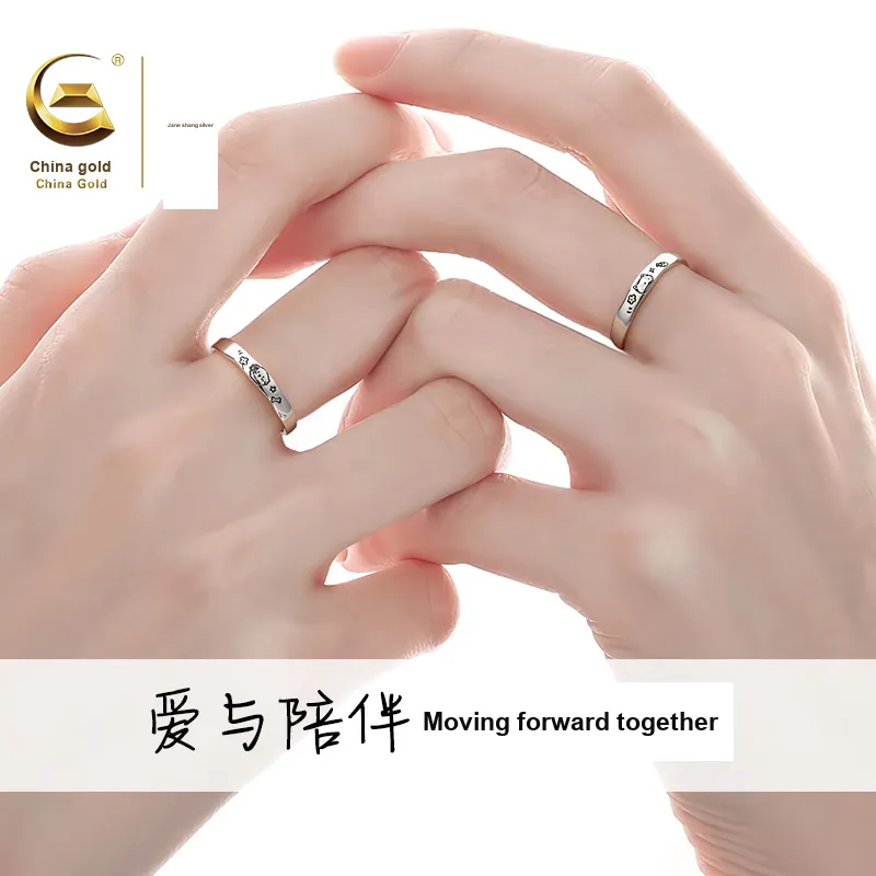 ZSY S925 Ring Couple Rings Unisex-3