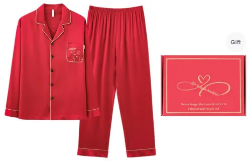 MIIOW Honmei Honmei Series Pajama Set Men's Gift Box Set Red