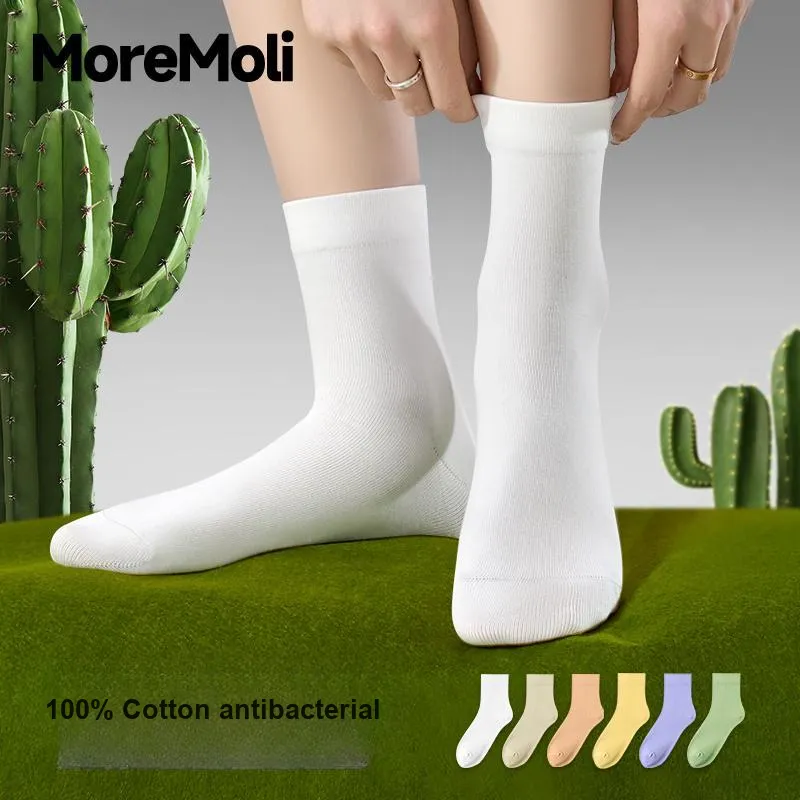 Moremoli Mid-Calf Socks Women's 4 Pack-11
