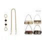 (Style 4) Black Four-Leaf Clover Extender Chain 12cm+Decorative Chain 47cm