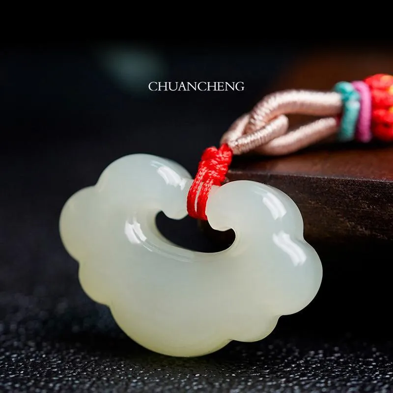 Chum Pendants Pale Greenish White Jade Women's-1