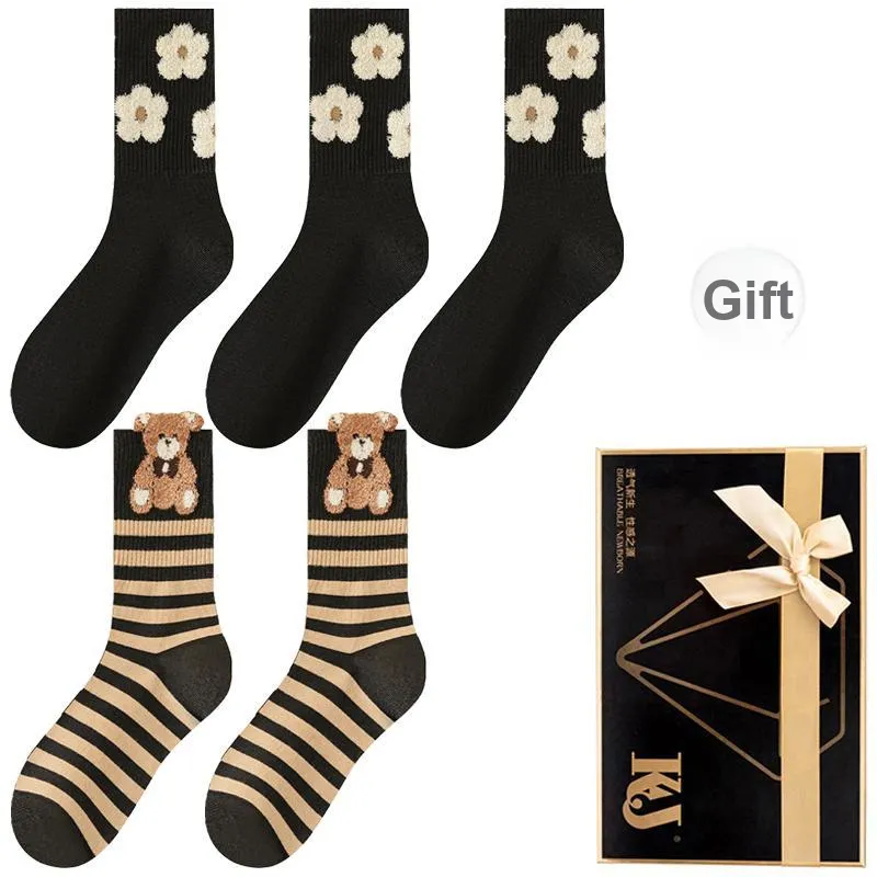 KJ Mid Calf Socks Unisex Gift Box Set-49