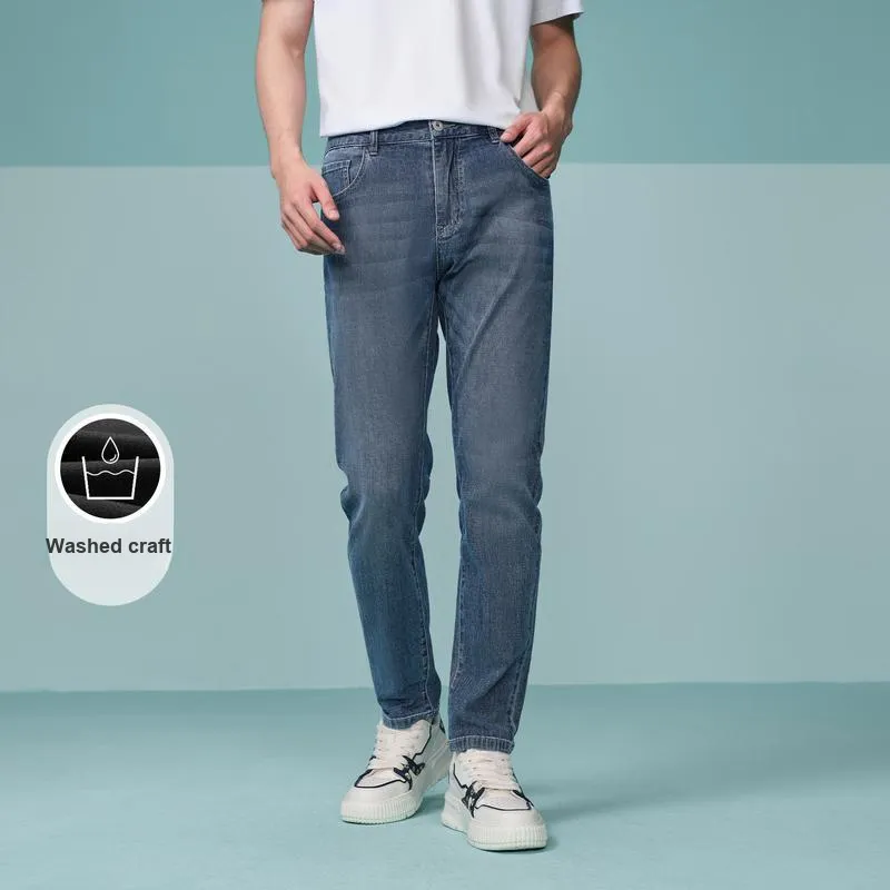HLA Jeans Men Blue Gray Denim Gradient Medium 61-2