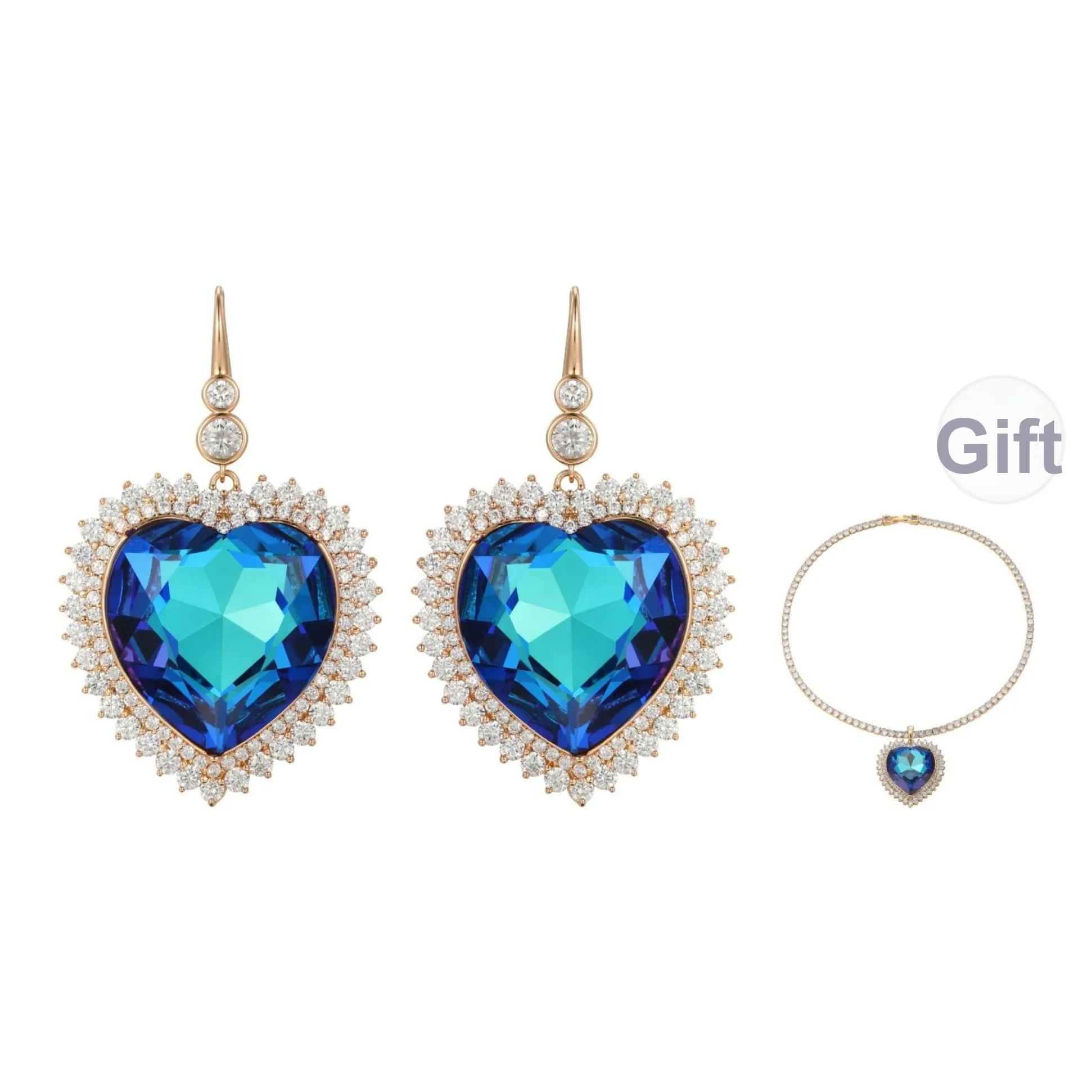 Серьги XUPING из искусственного кристалла женские