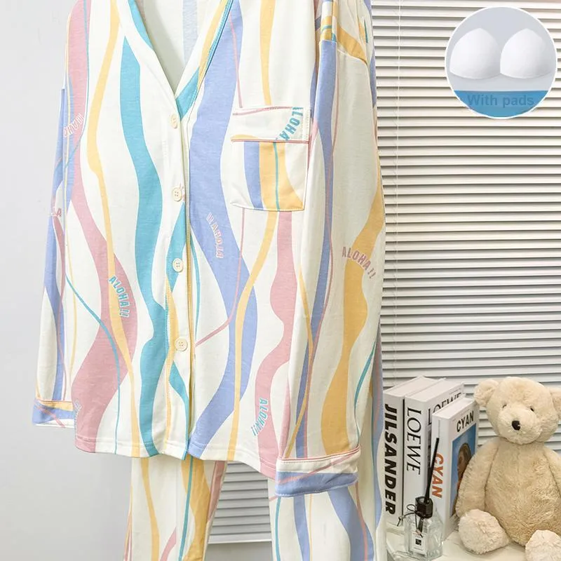 Sleeping Beauty Pajama Set Women's White-3