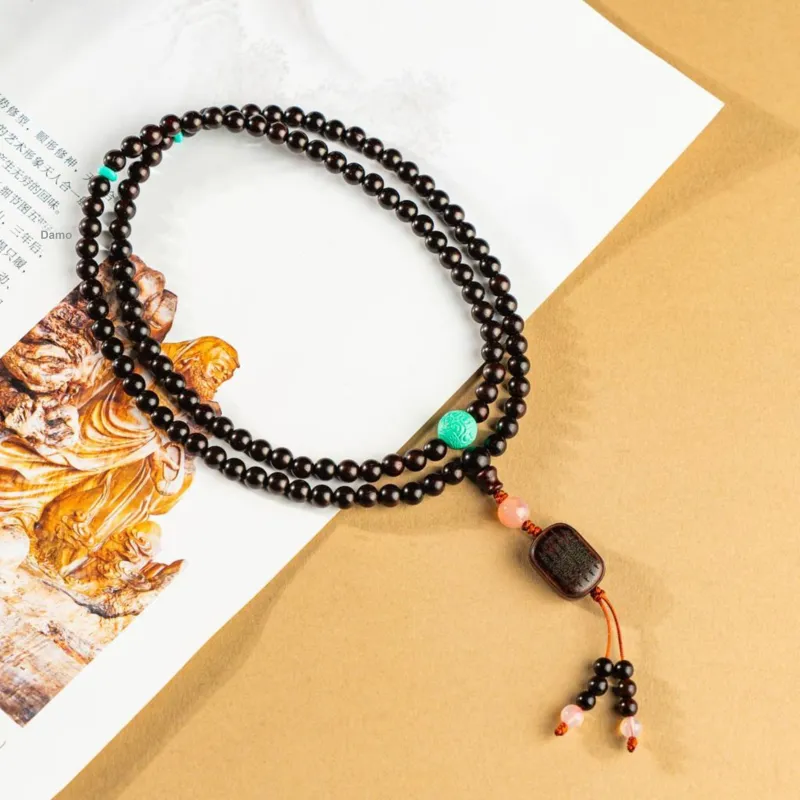 Tan Xin Pterocarpus Wooden Bracelets Women's-5