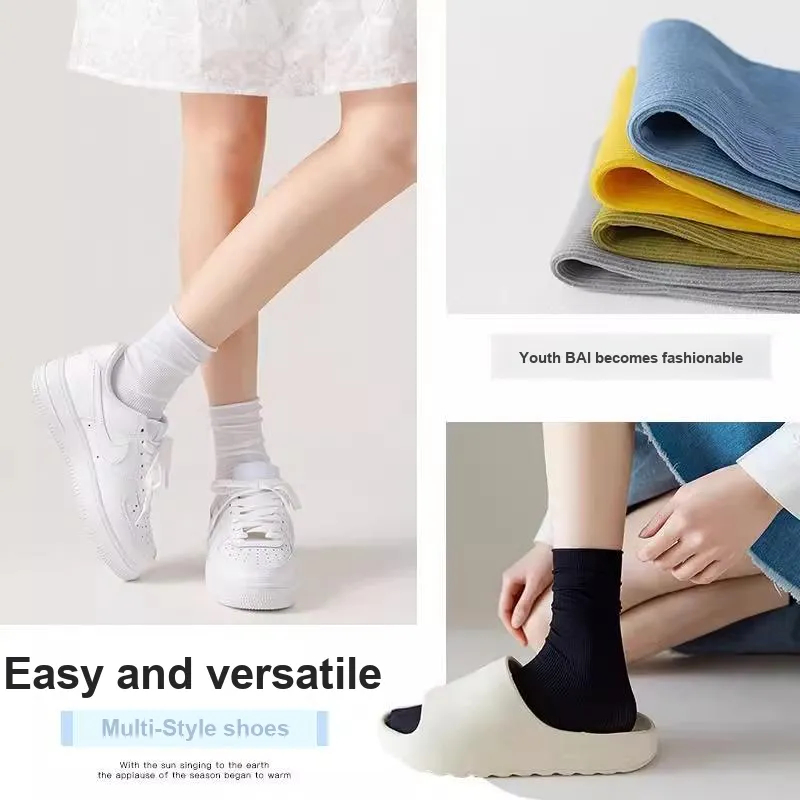 Yalu Mid Calf Socks Women's 10 Pack-10