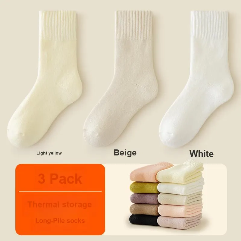 H YXIANG Mid Calf Socks Women's Combo Set-7