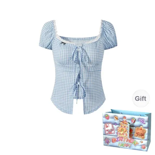 Gentle Welcome T Shirt Women's Blue