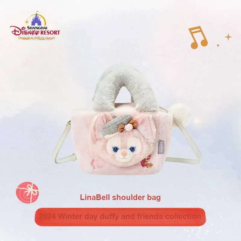 Disney Fabric Handbag Regular Unisex Pink-3