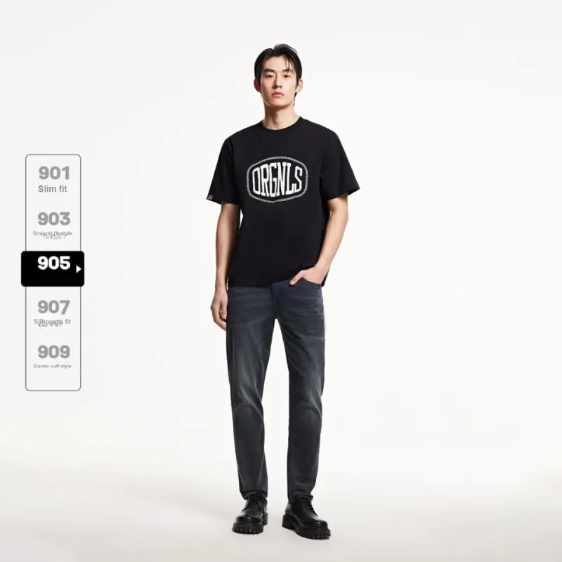 JACK JONES· Jeans Men's Dark Gray Denim-3