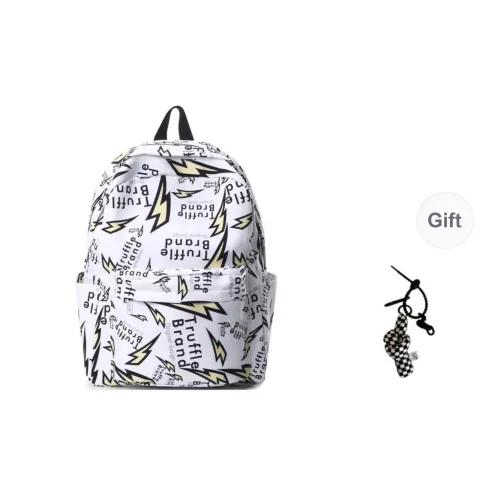 Yalu Nylon Backpack Unisex White/Gray/Black