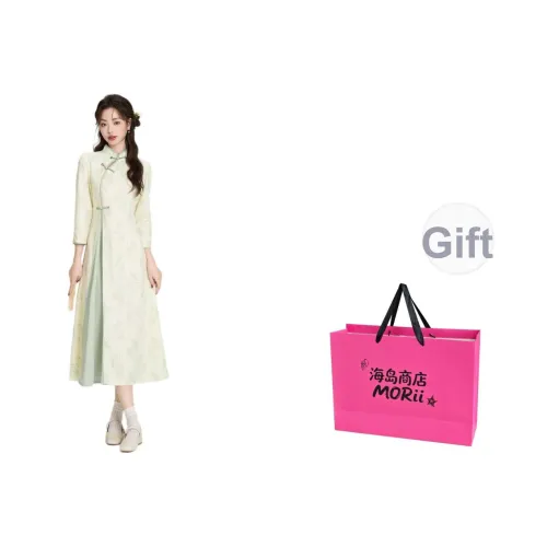 MORii Длинное платье с длинными рукавами женское