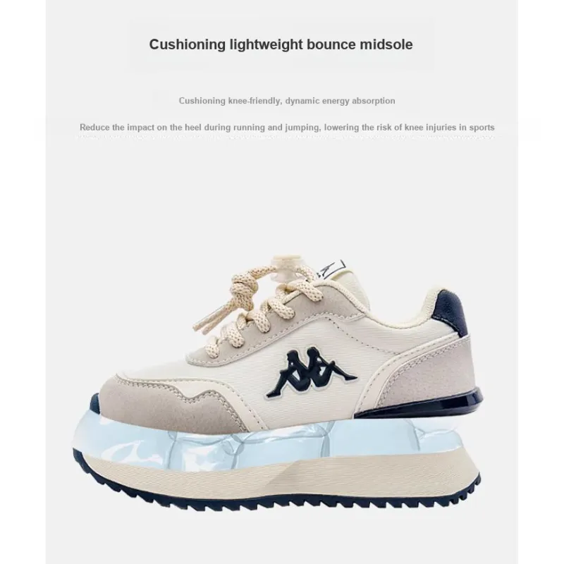KAPPA KIDS Anti Kick Low Top Running Shoes Beige Blue Kids'-4