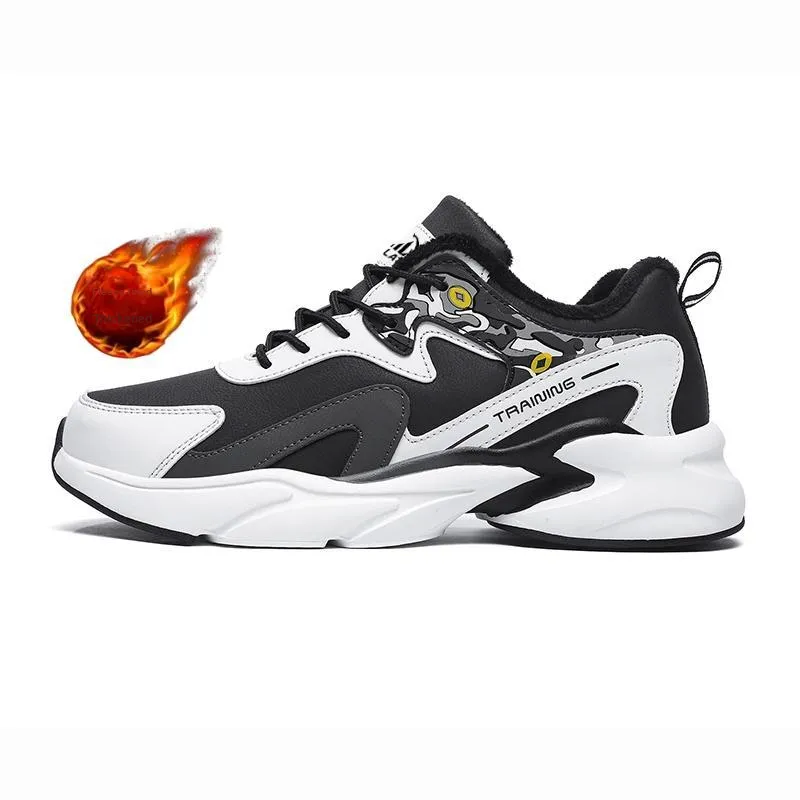 PALATIAL Cushioned Slip Resistant Abrasion Resistant Low Top Chunky Sneakers Men's-41