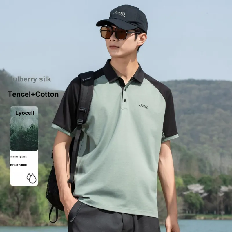 Jeep Fashion Sports Collection Polo Shirt Men's-6