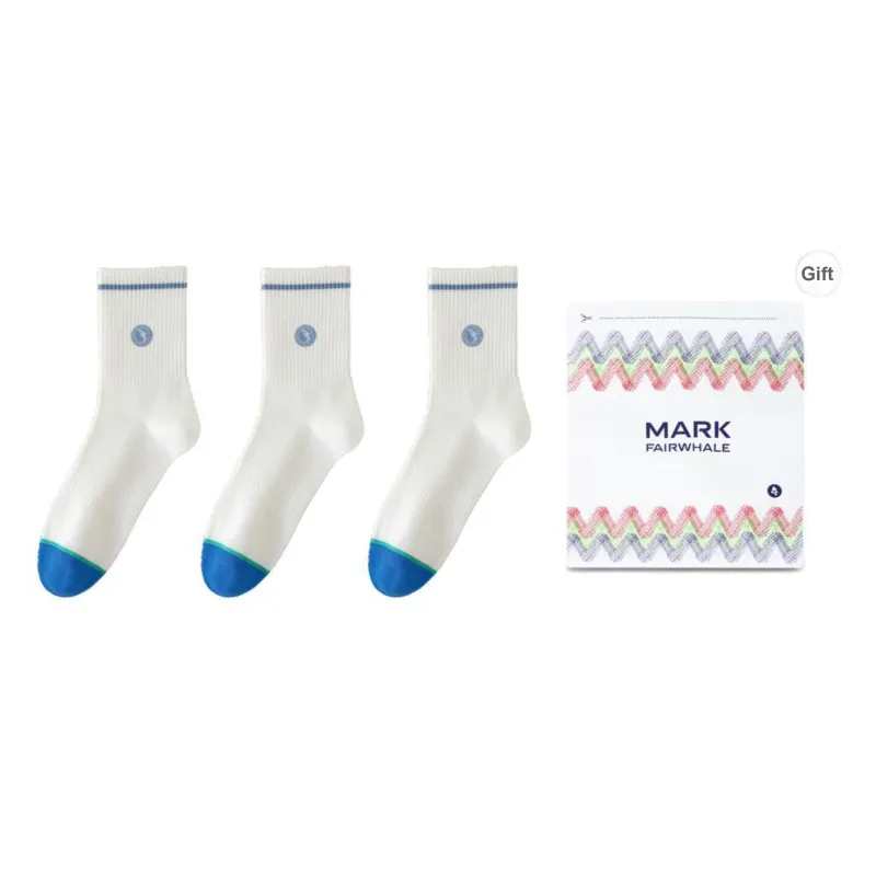 FAIRWHALE Knee High Socks Unisex 3 Pack-5
