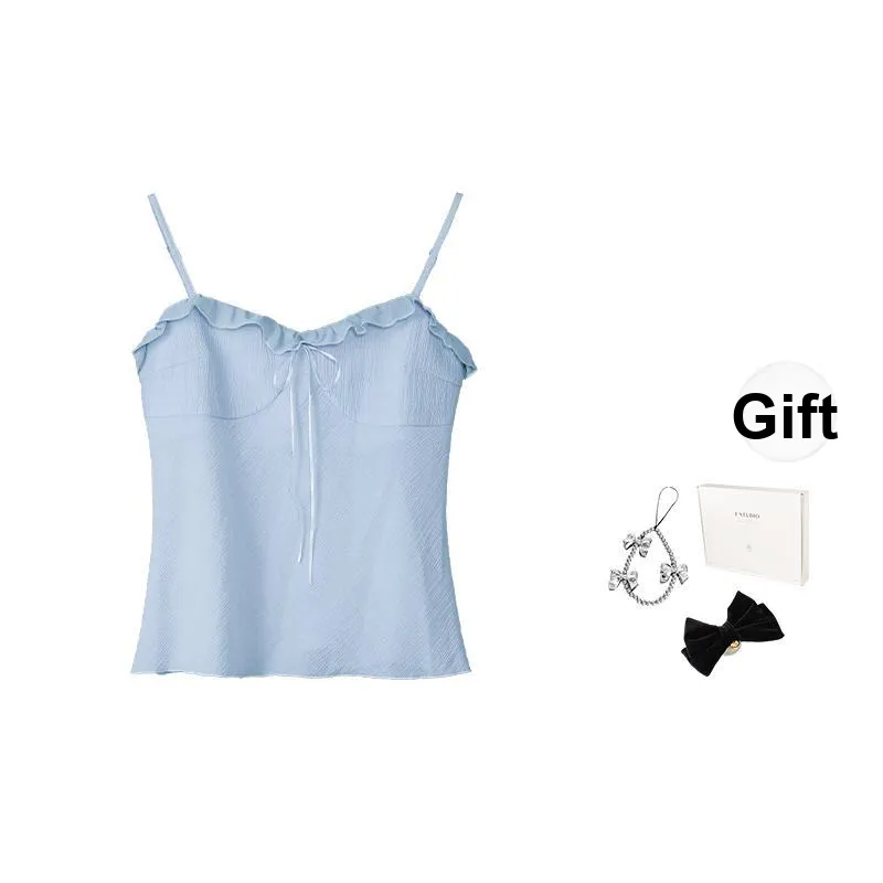 Fstudio Korean Style Ambient Layered Bowknot Inner Camisole Women's-0