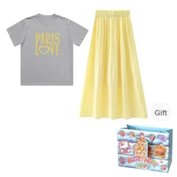 TWOPLUMGIRLS Two Piece Skirt Sets Women's