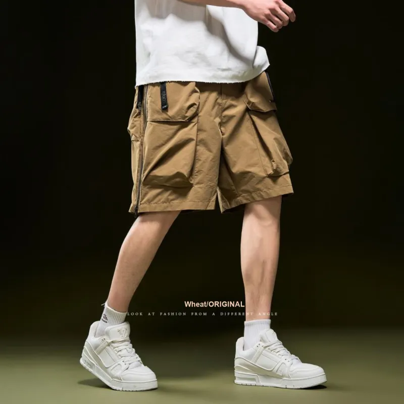 YIMAI Summer Cargo Shorts Men's-3