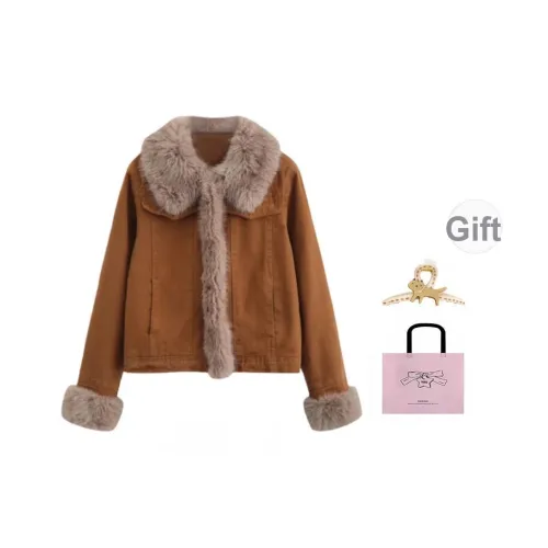 EVPGB Коричневый Женский Пуховик