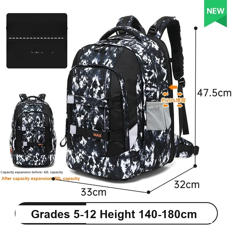 HERDER Polyester Student Bag Large Size-19