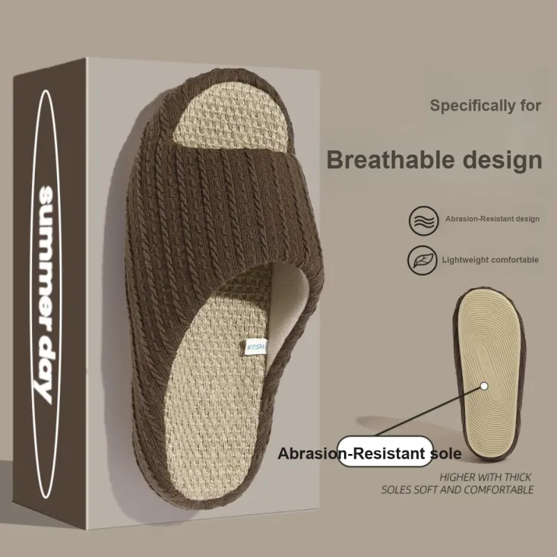 An Shangfen Home Slippers White-9