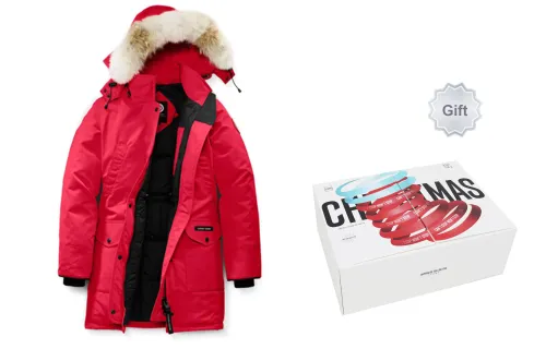 Canada Goose Trillium Down Jackets Women's Red - Gift Box Sets