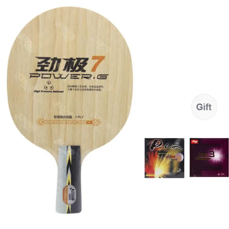 DHS Ping Pong Paddles Unisex Pure Wood-8