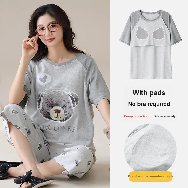 Lan Miao Pajama Set Women's Image Color-1