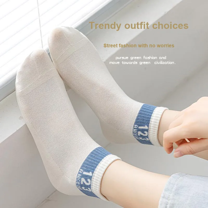 MIIOW Ankle Socks Women's 5 Pack-5