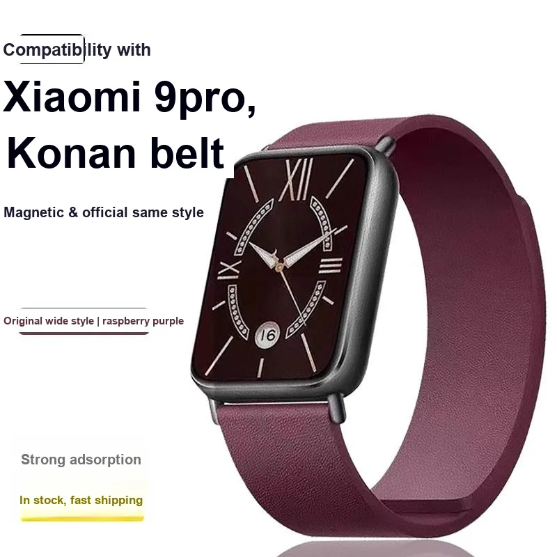 Penc Iwatch Watch Band Xiaomi Compatibility Genuine Leather Material-1