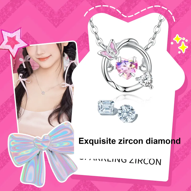 Barbie S925 Silver Necklaces Women's-5