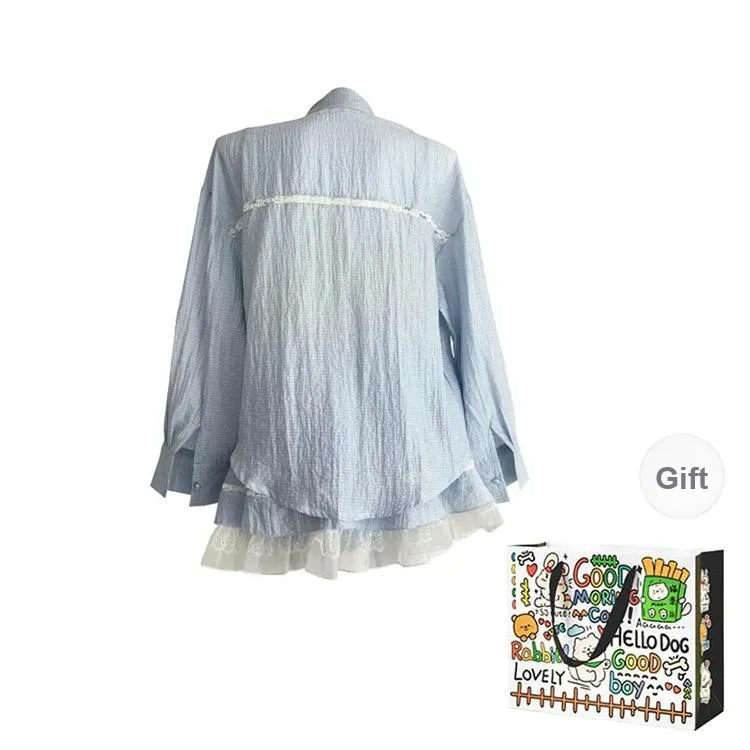 OURUOKE Two Piece Skirt Sets Women's-1