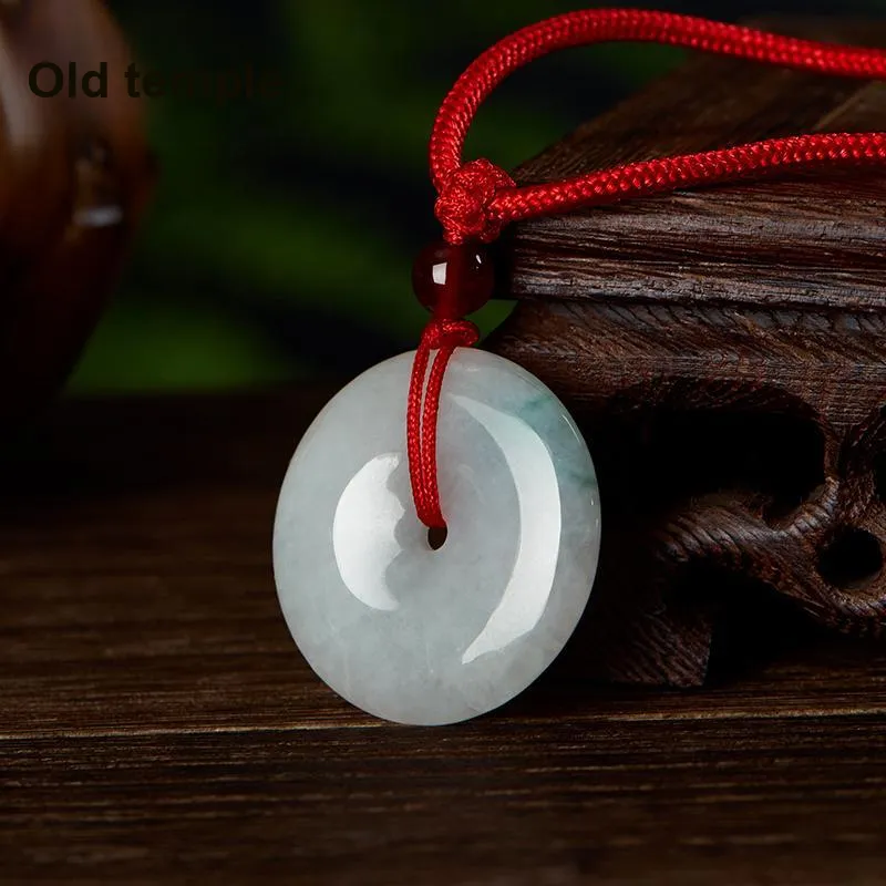 LAOMIAO Glutinous Jade Jadeite Necklaces Unisex-6