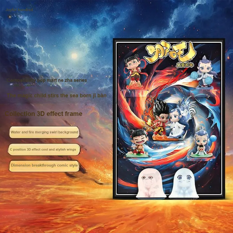 LIGHT YOUR BRICKS Compatibility Pop Mart 'Ne Zha: The Magic Child's Sea Chaos' Model Accessories-5