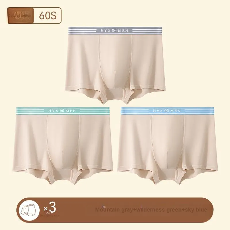 H YXIANG Underpants Men's 3 Pack-3