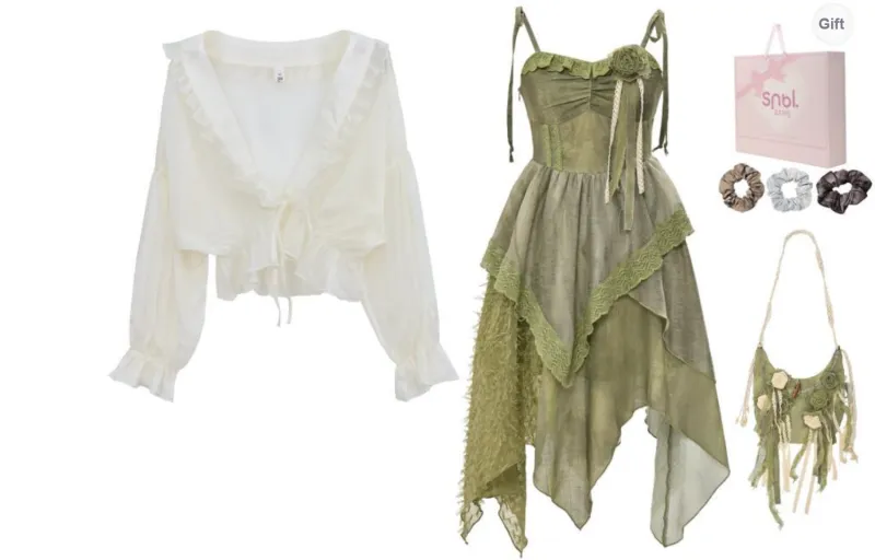 SNBL Two Piece Skirt Sets Women's-8