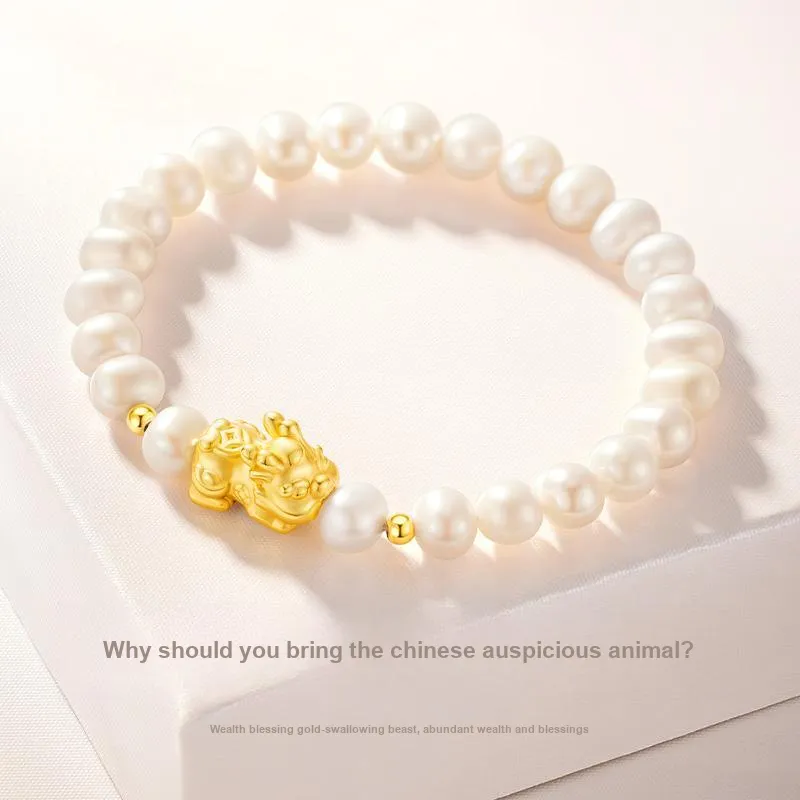 Central Fashion Pearl Bracelets Women's-2