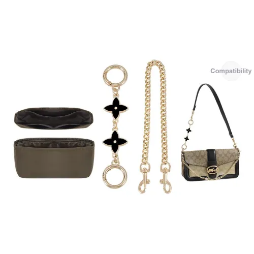 Lan Bao Fan Сплав Металл Плечевой ремень Женский Золотистый тон