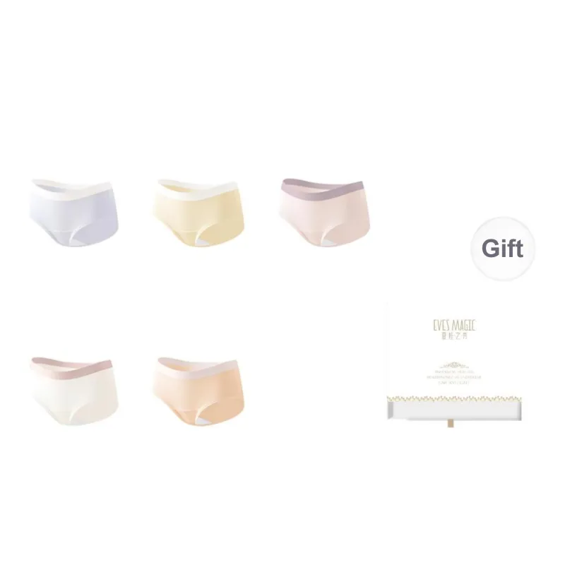 XIA.WA.ZHI.XIU Underpants Women's Shopping Bag 5 Pack-6