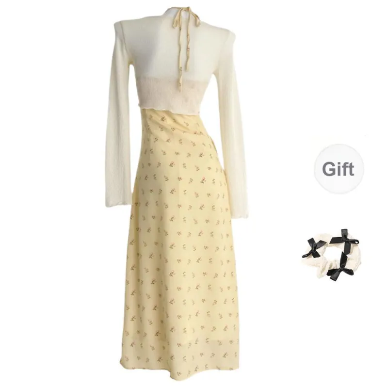 CPAURA Two Piece Skirt Sets Women's-1