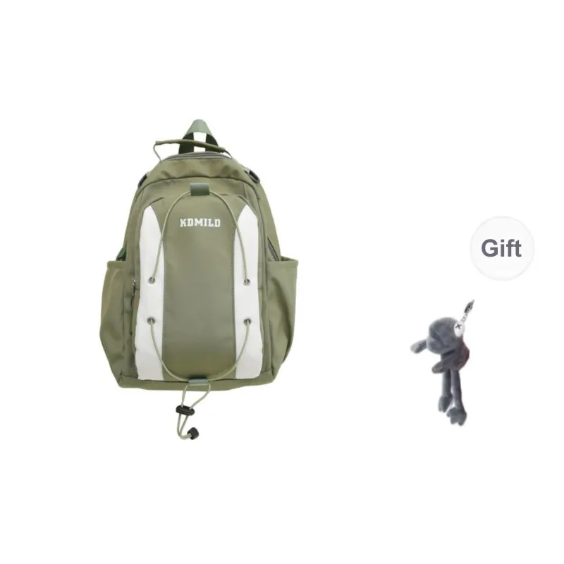 BRABOSTON Nylon Backpack Unisex Black/Navy Blue/Green/Dark Brown-2